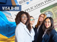 Visa type D - 08 in Ukraine for employment in representative offices of foreign companies in Ukraine: oral consultation on questions of receipt of Visa type D - 08 to Ukraine. Service code CV4-07-00