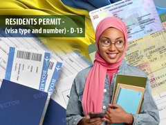 Temporary residence permit in Ukraine based on training at Ukrainian universities, English., oral consultation, document analysis, expert opinion, package of documents, remote support for obtaining a residence permit (card), Without limits, Training at Ukrainian universities