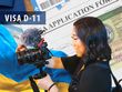 Віза Д - 11 в Україну кореспондентом або представникам іноземних ЗМІ: усна консультація, підготовка документів для отримання Візи Д - 11 в Україну, супровід подання документів до Консульства. Код послуги CV4-09-03