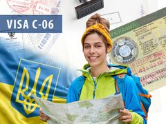 Е-віза С-06 (туристична віза) в Україну: юридична консультація з питань отримання Е Візи тип С-06 в Україну. Код послуги CV5-06-00